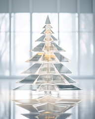 abstract christmas tree