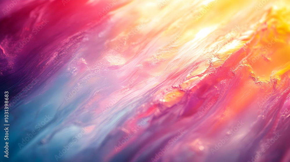 Poster abstract colorful texture with vibrant hues and smooth gradients.