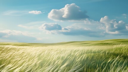 Wind Sweeping Across the Prairie