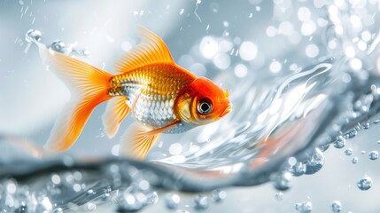 A Water Animal on White Background Image - a charming and engaging visual. The water animal on a pristine white background creates an appealing and interesting scene.