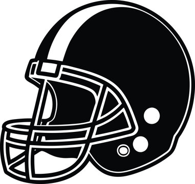 recommend clip art: American Football Helmet Protection Game Sport Equipment,football helmet flat icon, Helmets black Clip art