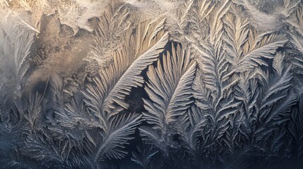 Frost Patterns on Car Window