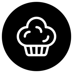 Editable muffin, cupcake, cake vector icon. Bakery, cooking, food. Part of a big icon set family. Perfect for web and app interfaces, presentations, infographics, etc
