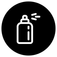 Editable spray perfume vector icon. Barbershop, lifestyle, grooming. Part of a big icon set family. Perfect for web and app interfaces, presentations, infographics, etc