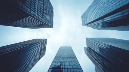 financial district skyline 