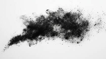 Black Dust and Grit Texture Filling the Whole Image, perfect for backgrounds, overlays, and abstract art.  Represents chaos, grunge, and imperfection.