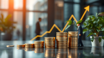 Business Finance and Money concept. Finance and Investment concept.Money management. AI generated image, ai