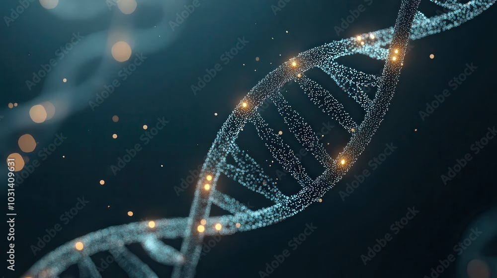 Poster Exploring the intricacies of dna a visual journey through genetic structures