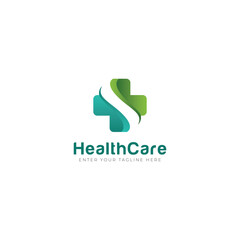 Healthcare logo design concept. Logo medical cross for clinic and hospital