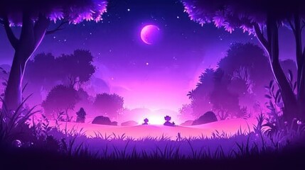 Enchanted Forest Night.