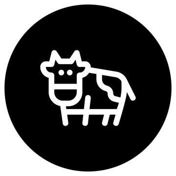 recommend clip art: Editable cow, cattle, bull vector icon. Animal, farm, livestock. Part of a big icon set family. Perfect for web and app interfaces, presentations, infographics, etc