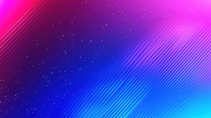 Fototapeta premium Abstract Blue and Pink Gradient with Diagonal Lines