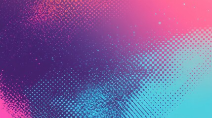 Abstract Gradient Background with Halftone Texture