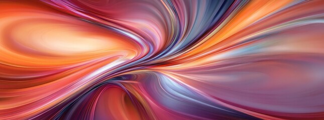Abstract swirl pattern with vibrant red, orange, blue, and purple hues.