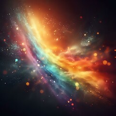 Obraz premium Cosmic Light Burst