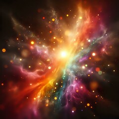 Obraz premium Cosmic Light Burst