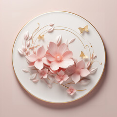 Valentine day table decoration 