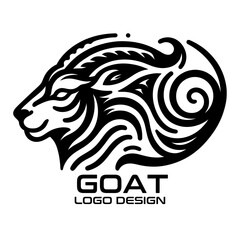 Goat Vector Logo Design