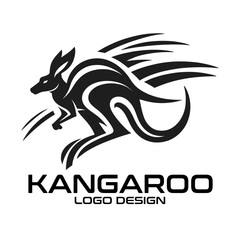 Kangaroo Vector Logo Design