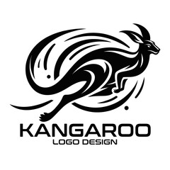 Kangaroo Vector Logo Design