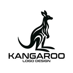 Kangaroo Vector Logo Design