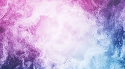 Fototapeta premium Abstract smoke background, vibrant blue and pink swirls in motion