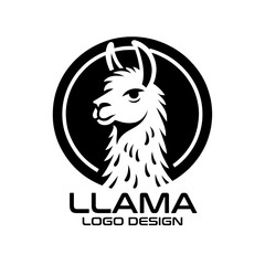 LLama Vector Logo Design