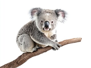koala isolated on white background