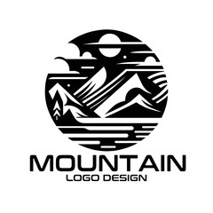 Mountain Vector Logo Design