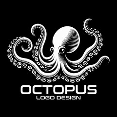 Octopus Vector Logo Design © isuru
