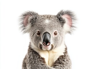 Fototapeta premium koala isolated on white background