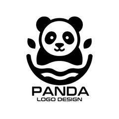 Panda Vector Logo Design