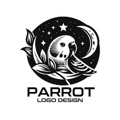 Parrot Vector Logo Design
