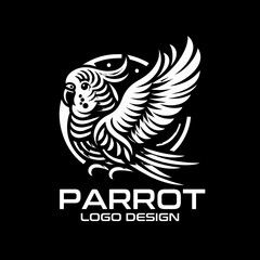 Parrot Vector Logo Design