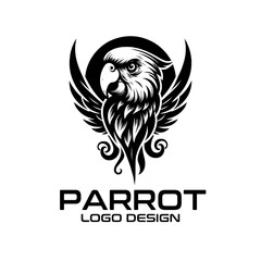 Parrot Vector Logo Design