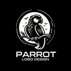 Parrot Vector Logo Design
