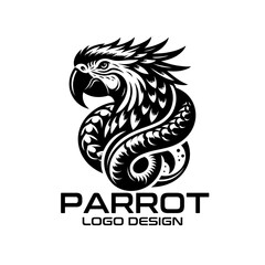 Parrot Vector Logo Design