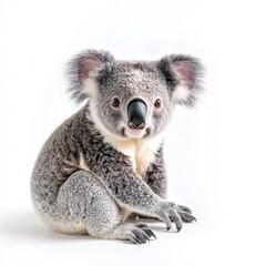Fototapeta premium koala isolated on white background