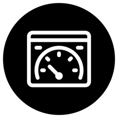 Editable speed test, website, performance, vector icon. Part of a big icon set family. Perfect for web and app interfaces, presentations, infographics, etc