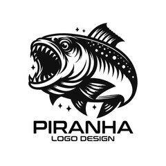 Piranha Vector Logo Design