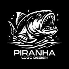 Piranha Vector Logo Design