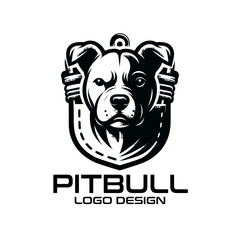 Pitbull Vector Logo Design