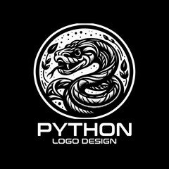 Python Vector Logo Design