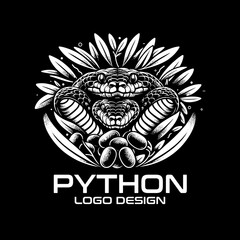 Python Vector Logo Design