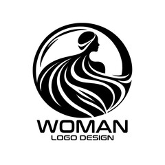 Woman Vector Logo Design