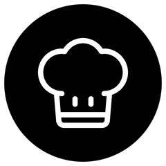 Editable chef's hat vector icon. Food, restaurant. Part of a big icon set family. Perfect for web and app interfaces, presentations, infographics, etc