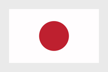 Japan Flag Vector Design , Eps File , Vector Design and Illustration