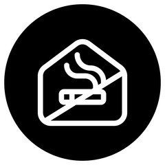 Editable no smoking room vector icon. Part of a big icon set family. Perfect for web and app interfaces, presentations, infographics, etc