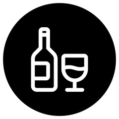 Editable wine vector icon. Part of a big icon set family. Perfect for web and app interfaces, presentations, infographics, etc