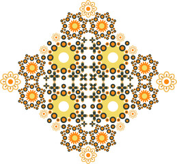 colorful floral pattern illustration